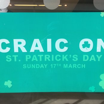 St. Patricks Day Parade - March 2019 signage - Local Flavor Near Me - Dublin, D
