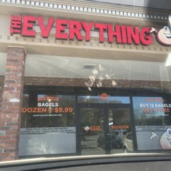 Dix Hills Bagels - View from parking spot