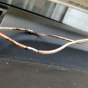 Depot Auto Sound & Security - Exposed soldering in my tweeter wires. Caused crackling and loss of signal. It took me hours to figure out the problem. - Car Stereo Installation Near Me - White Plains, New York