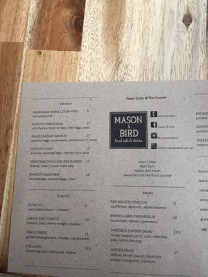 Mason & Bird by null