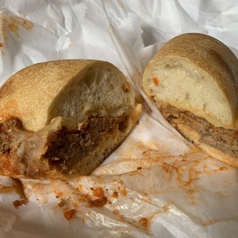 Guerra Quality Meats - Nonna meatballs sandwich on ciabatta - Meat Shops Near Me - San Francisco, California Guerra Quality Meats - Nonna meatballs sandwich on ciabatta - Meat Shops Near Me - San Francisco, California