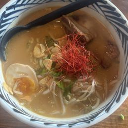 Spicy Roasted Garlic Miso Ramen