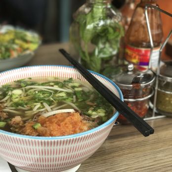 5ive Spice - House pho in the front, Beef cubed vermicelli in the back - Vietnamese Near Me - Brooklyn, New York