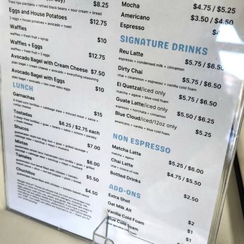 Reu Café - menu as of 4/6/25 - Cafes Near Me - Hawthorne, California Reu Café - menu as of 4/6/25 - Cafes Near Me - Hawthorne, California
