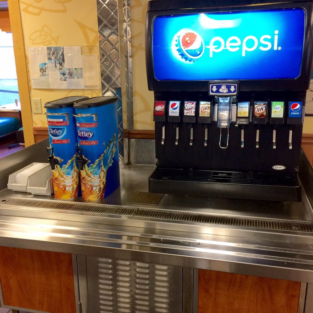 Long John Silver's - Self serve Drink station - Seafood Near Me - Del Rio, Texas