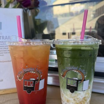 The Quenched Trailer - Sunrise redbull & mango matcha (seasonal) - Coffee & Tea Near Me - Concord, California The Quenched Trailer - Sunrise redbull & mango matcha (seasonal) - Coffee & Tea Near Me - Concord, California