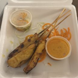Chicken Satay - not enough chicken!!!