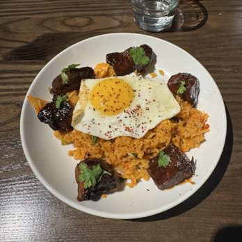 Thirsty Lion - Gochuchang Korean BBQ Pork & Kimchi Fried Rice - American Near Me - Euless, Texas