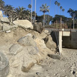 Beautiful house set back from the beach