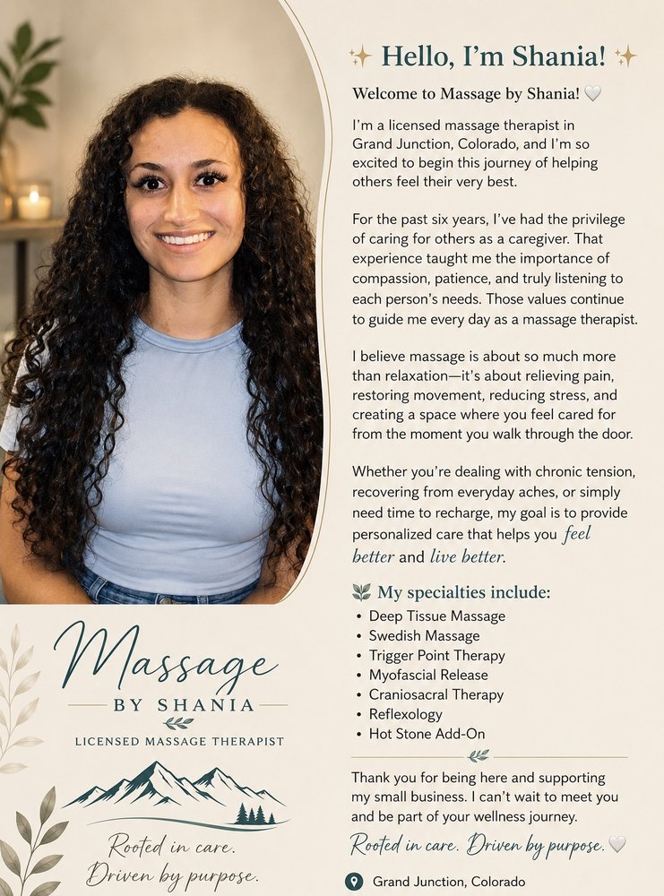 Massage by Shania Trujillo Logo