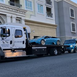 No Limit Towing and Transport - Murci needed a lift.