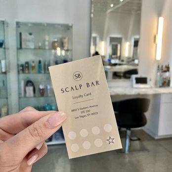 Scalp Bar - Loyalty cards are at the front register - Blow Dry/Out Services Near Me - Las Vegas, Nevada Scalp Bar - Loyalty cards are at the front register - Blow Dry/Out Services Near Me - Las Vegas, Nevada
