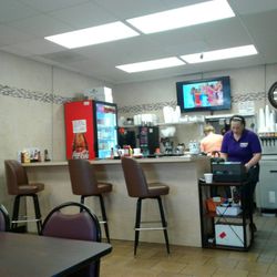 Jouli's Coney Island Family Restaurant - From my counter looking up to the front counter