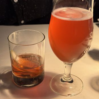 Small Batch - Sazerac and DESTIHL DRAGONFRUIT MANGO SOUR - Vegetarian Near Me - St Louis, Missouri