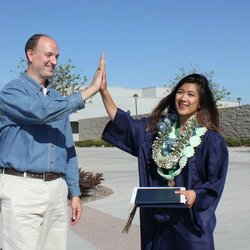 The Hart Institute For Education Excellence - "High five" to a successful student!