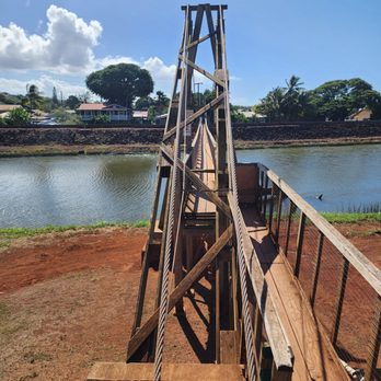 Hanapepe Swinging Bridge - Wooden bridge - Landmarks & Historical Buildings Near Me - Hanapepe, Hawaii Hanapepe Swinging Bridge - Wooden bridge - Landmarks & Historical Buildings Near Me - Hanapepe, Hawaii
