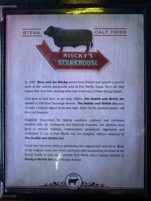 Menu photo 6 Riscky's Steakhouse Fort Worth, TX Menu photo 6 Riscky's Steakhouse Fort Worth, TX