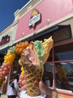 The Original Rainbow Cone by null