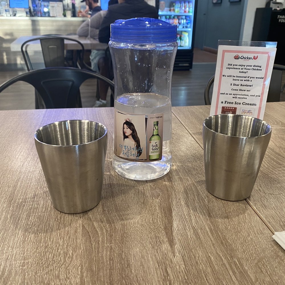 Vons Chicken - Water - Korean Near Me - Vallejo, California Vons Chicken - Water - Korean Near Me - Vallejo, California