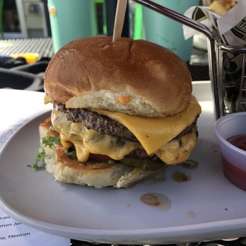 Wahlburgers - The Double Decker - Burgers Near Me - Hingham, Massachusetts Wahlburgers - The Double Decker - Burgers Near Me - Hingham, Massachusetts