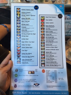 Menu photo 6 Kuru Kuru Sushi Bellingham, WA