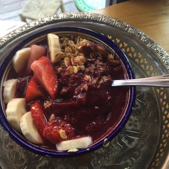 Pause Cafe - Berry acai bowl. - Moroccan Near Me - New York, New York Pause Cafe - Berry acai bowl. - Moroccan Near Me - New York, New York
