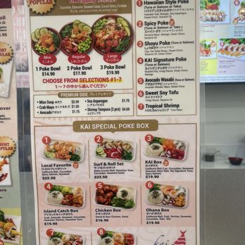 Kai Poke Waikiki - Menu - Poke Near Me - Honolulu, Hawaii
