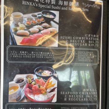 Rinka - menu - Japanese Near Me - Honolulu, Hawaii Rinka - menu - Japanese Near Me - Honolulu, Hawaii