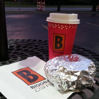 BIGGBY COFFEE - Morning sunrise on the patio - Coffee & Tea Near Me - Dearborn, Michigan