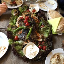 Ikram's - Family style mixed kabob dish