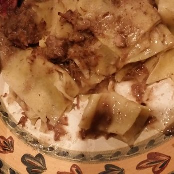 Locanda Vini e Olii - Disgusting looking bland pasta and beef brisket or "boar" as it's called on the menu - Italian Near Me - Brooklyn, New York Locanda Vini e Olii - Disgusting looking bland pasta and beef brisket or "boar" as it's called on the menu - Italian Near Me - Brooklyn, New York
