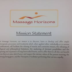 Massage Horizons - A few words about who we are, what we offer, and why.