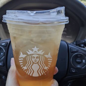Starbucks - Grande iced peach green tea - Coffee & Tea Near Me - Hermitage, Tennessee