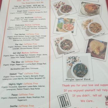 Mingles Tea Bar - Menu - Desserts Near Me - Inglewood, California