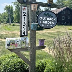 Outback Garden Growers Nursery - Out in front of the house - garden center.