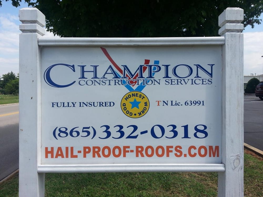 Slide of Champion Roofing Services