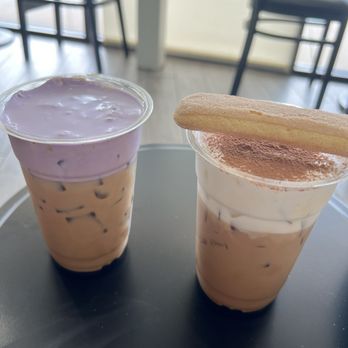 Good Roast at Kool Bear - Ube Cloud Vietnamese coffee latte & Tiramisu Cloud vietnamese coffee latte - Ice Cream & Frozen Yogurt Near Me - Orlando, Florida