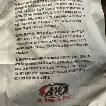 A&W Restaurant - Burgers Near Me - Mentone, California