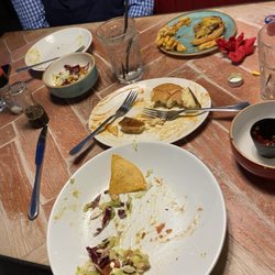 TGI Friday's - We ate some because we had waited one hour and were really hungry.