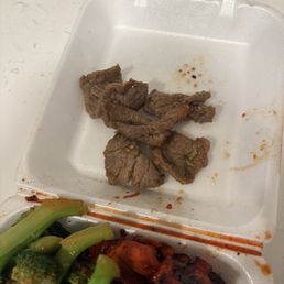 Broccoli beef only 5 pieces Broccoli beef only 5 pieces
