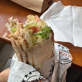 Jerusalem Shawarma - Chicken wrap - Middle Eastern Near Me - Vancouver, British Columbia