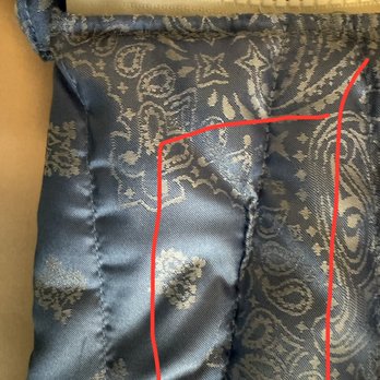 Sam’s Tailoring and Alteration - Attempt 1: stitching created crease along seam. - Sewing & Alterations Near Me - Houston, Texas Sam’s Tailoring and Alteration - Attempt 1: stitching created crease along seam. - Sewing & Alterations Near Me - Houston, Texas