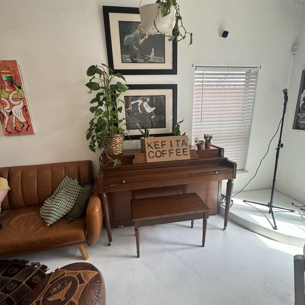 Kefita Coffee - Seating area - Coffee & Tea Near Me - Houston, Texas