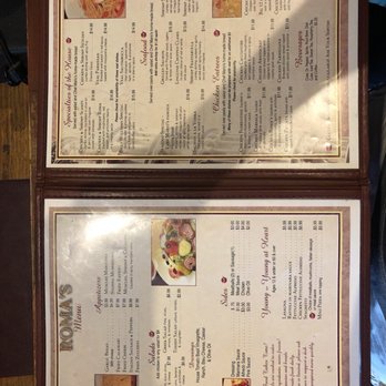 Roma's Italian Restaurant - Menu - Italian Near Me - Clovis, New Mexico