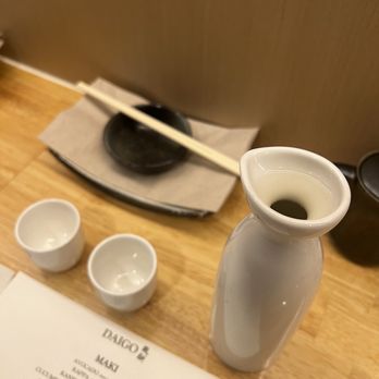 Daigo - House sake - fill up all the way! - Sushi Bars Near Me - Palo Alto, California Daigo - House sake - fill up all the way! - Sushi Bars Near Me - Palo Alto, California