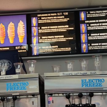 Crèmerie Pineault - menus on the wall - Ice Cream & Frozen Yogurt Near Me - Sainte-Thérèse, Quebec Crèmerie Pineault - menus on the wall - Ice Cream & Frozen Yogurt Near Me - Sainte-Thérèse, Quebec