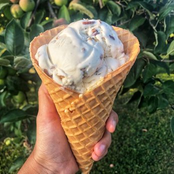 Rich Farm Ice Cream - Homemade Waffle Cone w/Butter Pecan Ice Cream - Ice Cream & Frozen Yogurt Near Me - Bristol, Connecticut Rich Farm Ice Cream - Homemade Waffle Cone w/Butter Pecan Ice Cream - Ice Cream & Frozen Yogurt Near Me - Bristol, Connecticut