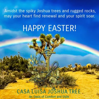 Casa Luisa Joshua Tree - Easter blessings bloom in the desert hues - Vacation Rentals Near Me - Joshua Tree, California Casa Luisa Joshua Tree - Easter blessings bloom in the desert hues - Vacation Rentals Near Me - Joshua Tree, California