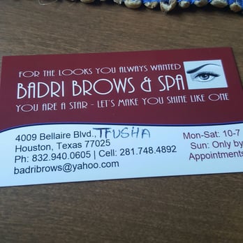 Badri Brows & Spa - Waxing Near Me - Houston, Texas Badri Brows & Spa - Waxing Near Me - Houston, Texas