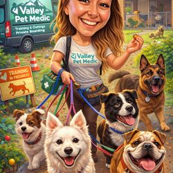 Valley Pet Medic - Cute Caricature trend!